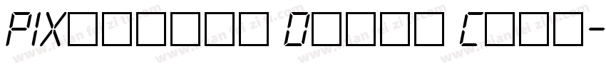 PIXymbols Digit Cloc字体转换